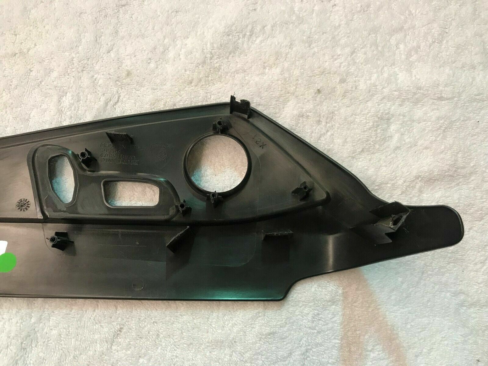 LAMBORGHINI AVENTADOR LP700 DRIVER LEFT POWER SEAT COVER OEM 470881097A