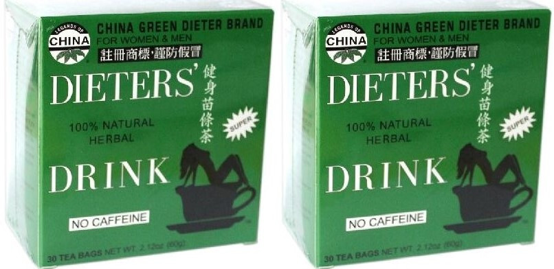 Bebida Uncle Lee’s Dieters - 2 cajas - 100 % hierbas 60 bolsitas de té