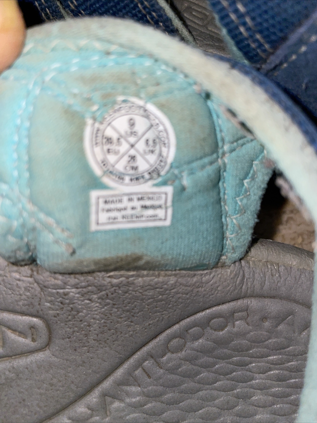 Sandali impermeabili uomo KEEN Newport H2 blu taglia 9