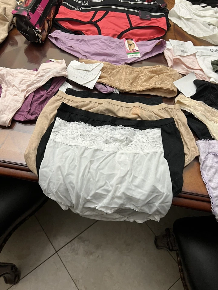 NUEVO CON ETIQUETAS / NUEVO SIN ETIQUETAS Bragas LOTE DE 70 piezas, Tangas, Bikinis, BoyShorts, Calzoncillos Foto 4 de 4