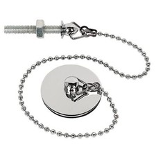 Chrome Basin Plug 1 1/2 Inch With Chain