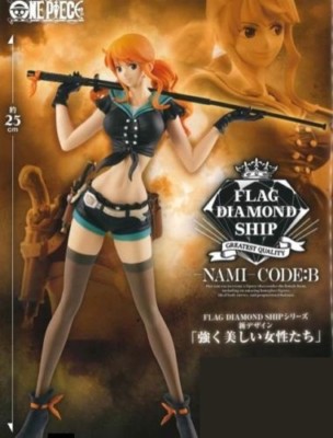 Banpresto One Piece Flag Diamond Ship Nami Code B Nami Figure Ebay