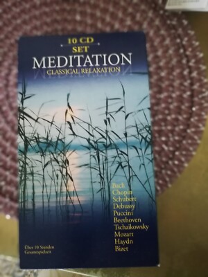 #10 CD's Meditation - Classical Relaxation mit einer Gesamtspielzeit v. über 10h