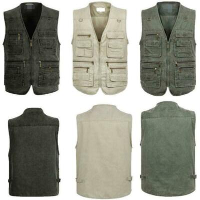 sleeveless fishing jacket