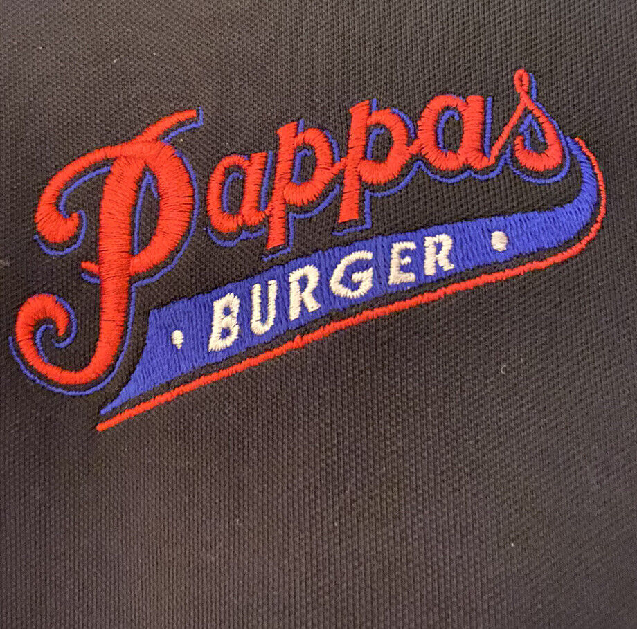 Nike Dri Fit Houston TX Pappas Burger Black Jacket Sz S Very Nice