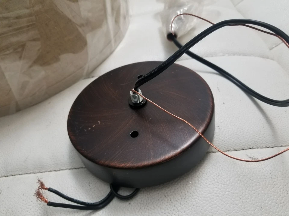 Iluminación Sea Gull 77262-710 Dayna luz de montaje semi empotrado quemada Sienna LED 2 luces Foto 4 de 4