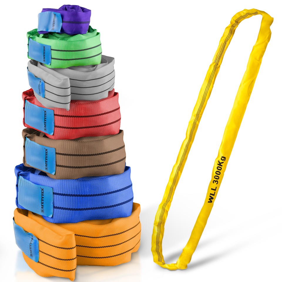 Rundschlinge Hebeband Hebegurt Schlupf Krangurt Hebeschlinge Schlinge Gurt Bau