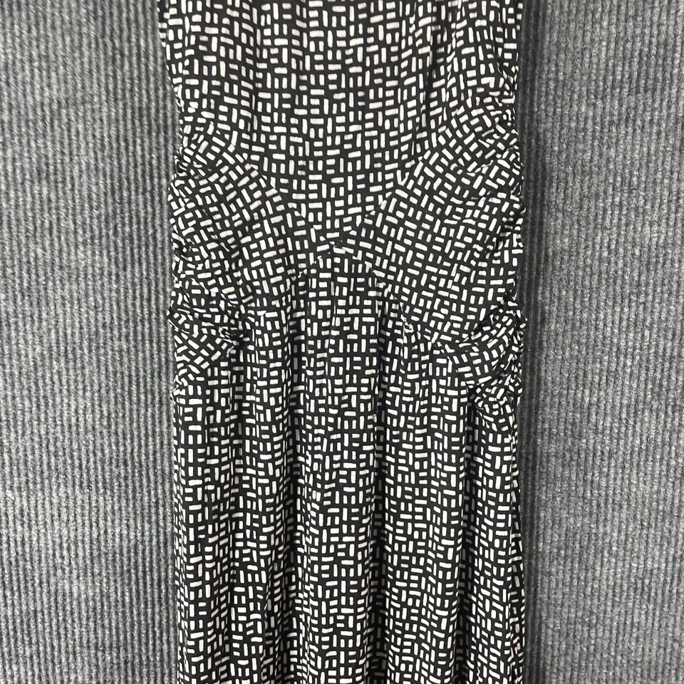 Vestido Tarta Mujer Grande L Negro Maxi Largo Sin Mangas Elastizado Mezcla Modal Suave Foto 4 de 4