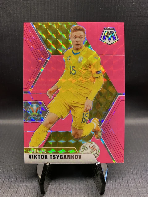 2020-21 Panini Mosaic UEFA Soccer Viktor Tsygankov Pink 10/10