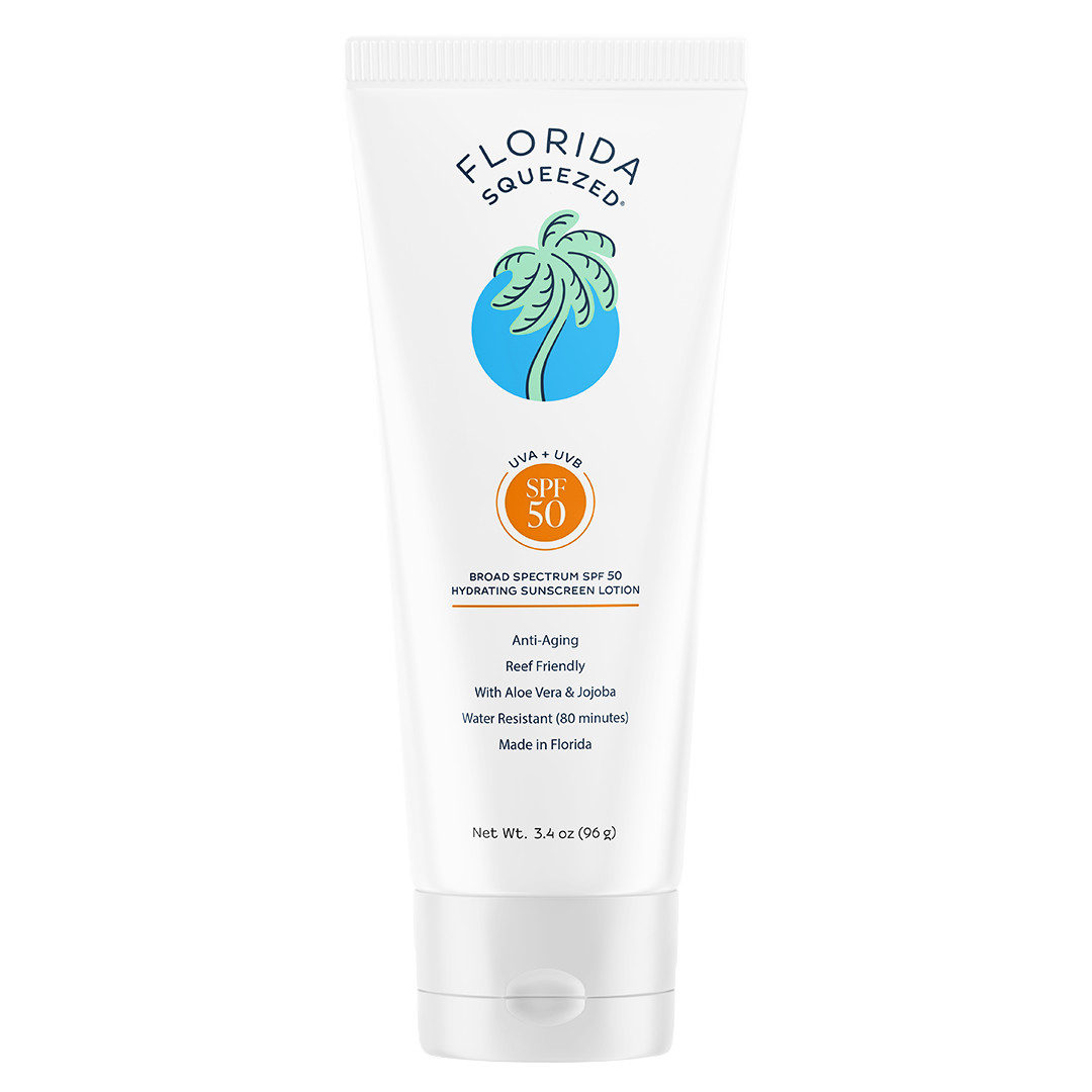Лосьон Florida Squeezed с SPF 50, 3,4 унции