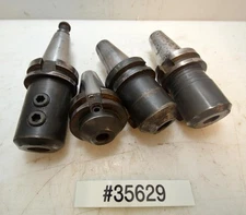  Lot of Four BT40 Tool Holders, Briney, Sandvik, Parlec (Inv.35629)