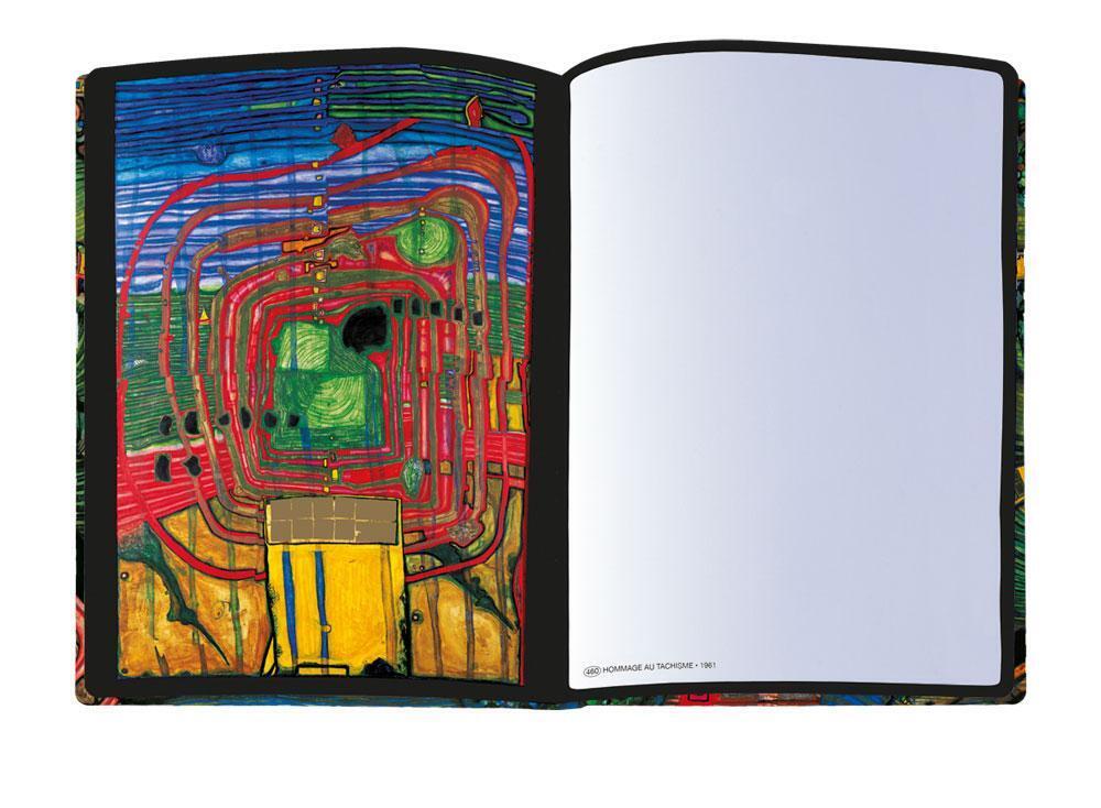 Thumbnail - Hundertwasser Notizbuch (grüne Stadt) | Friedensreich Hundertwasser |