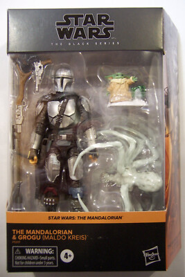STAR WARS THE MANDALORIAN AND GROGU BLACK SERIES 6 INCH DELUXE