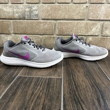 Nike Womens Revolution 3 819303-009 Gray/Purple Running Shoes Sneakers Size 7