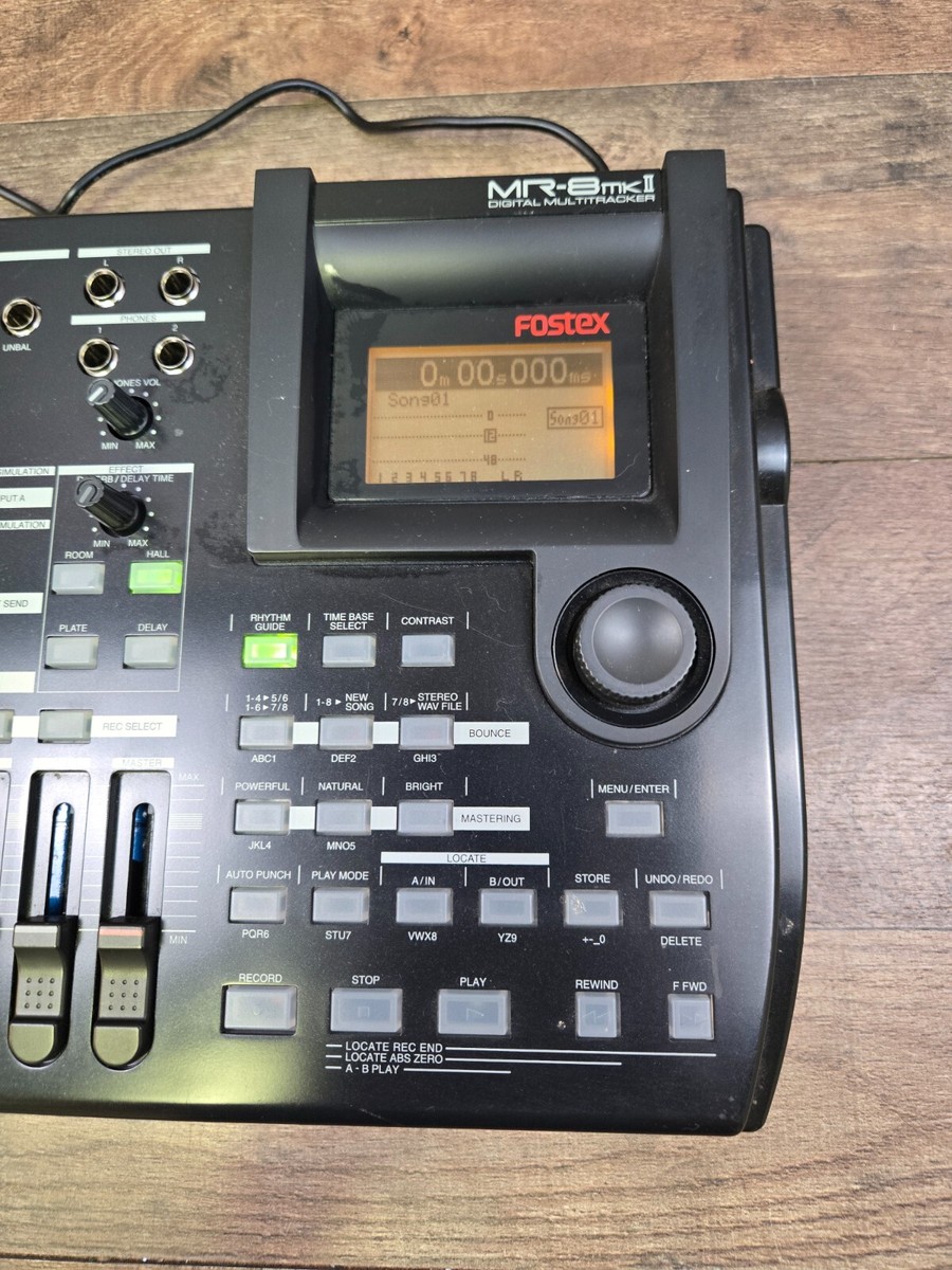 配信機器・PA機器・レコーディング機器 Fostex VF08 Version 2 Limited 40GB MTR FOSTEX Model VF08 Digital Multi Tracker Recorder MTR Black
