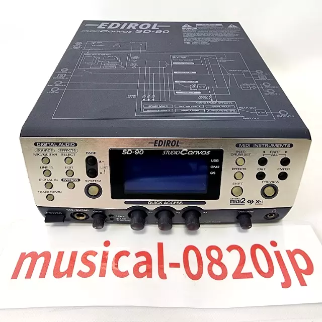 Roland SD-90 Edirol Studio Canvas MIDI Sound Module | eBay