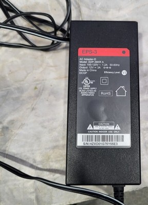 EPS-3 AC Adapter-D Model: ADP-36KR A Input 120V Output 12V 3A (Power Cord Inc.)