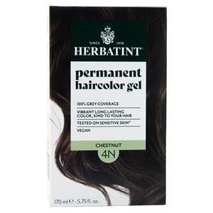 Гель для стойкого окрашивания волос Herbatint Кашта - 4N 170 мл 4190₽