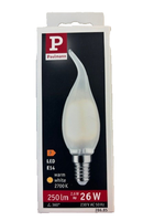 Paulmann Led Kerze 2,6W = 26W, 250 Lm, E14, Satin, Warmweiß (2700 K)
