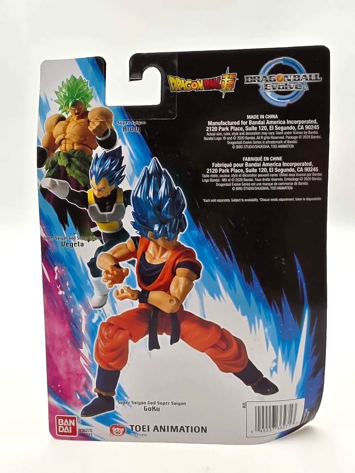 Bandai Dragon Ball Blue Goku 5 in Action Figure - 36271 for sale