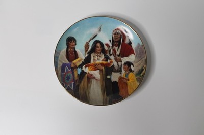 The Naming Ceremony from the ''Proud Indian Families'' Plate Collection