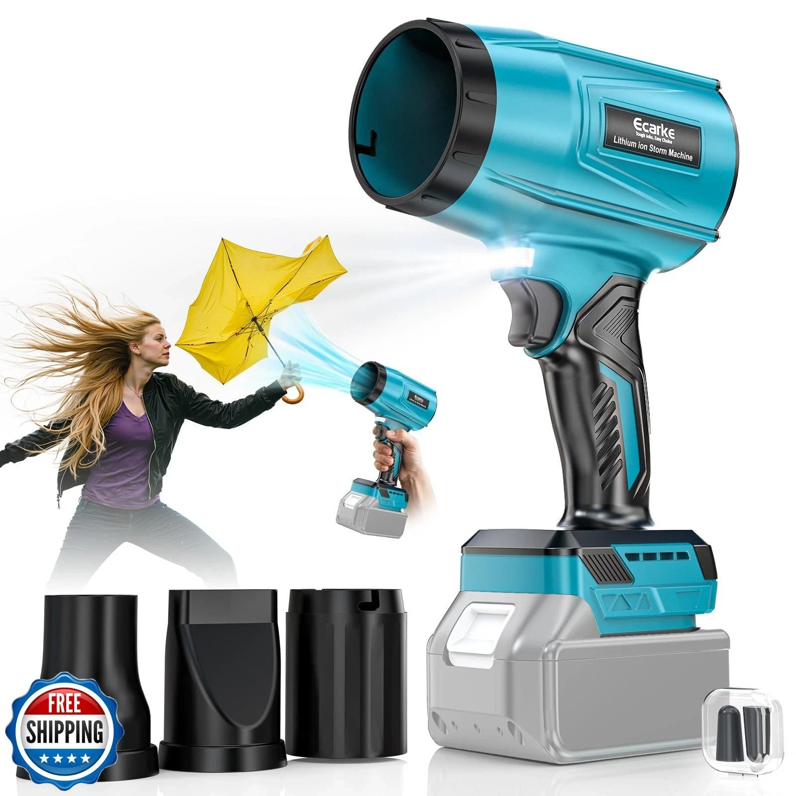 Cordless Compatible With Makita 18v: 800000rpm Portab