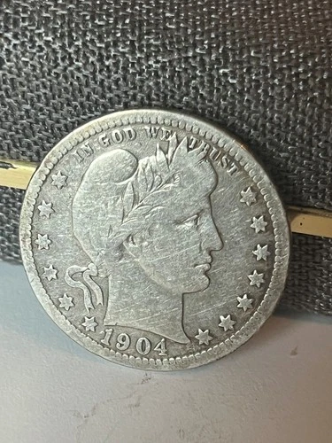 1904 P Barber Quarter Dollar, G to VG
