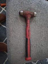 Snap-On Tools HBD16 16oz RED Soft Grip Ball Peen Dead Blow Hammer Vintage Parts 