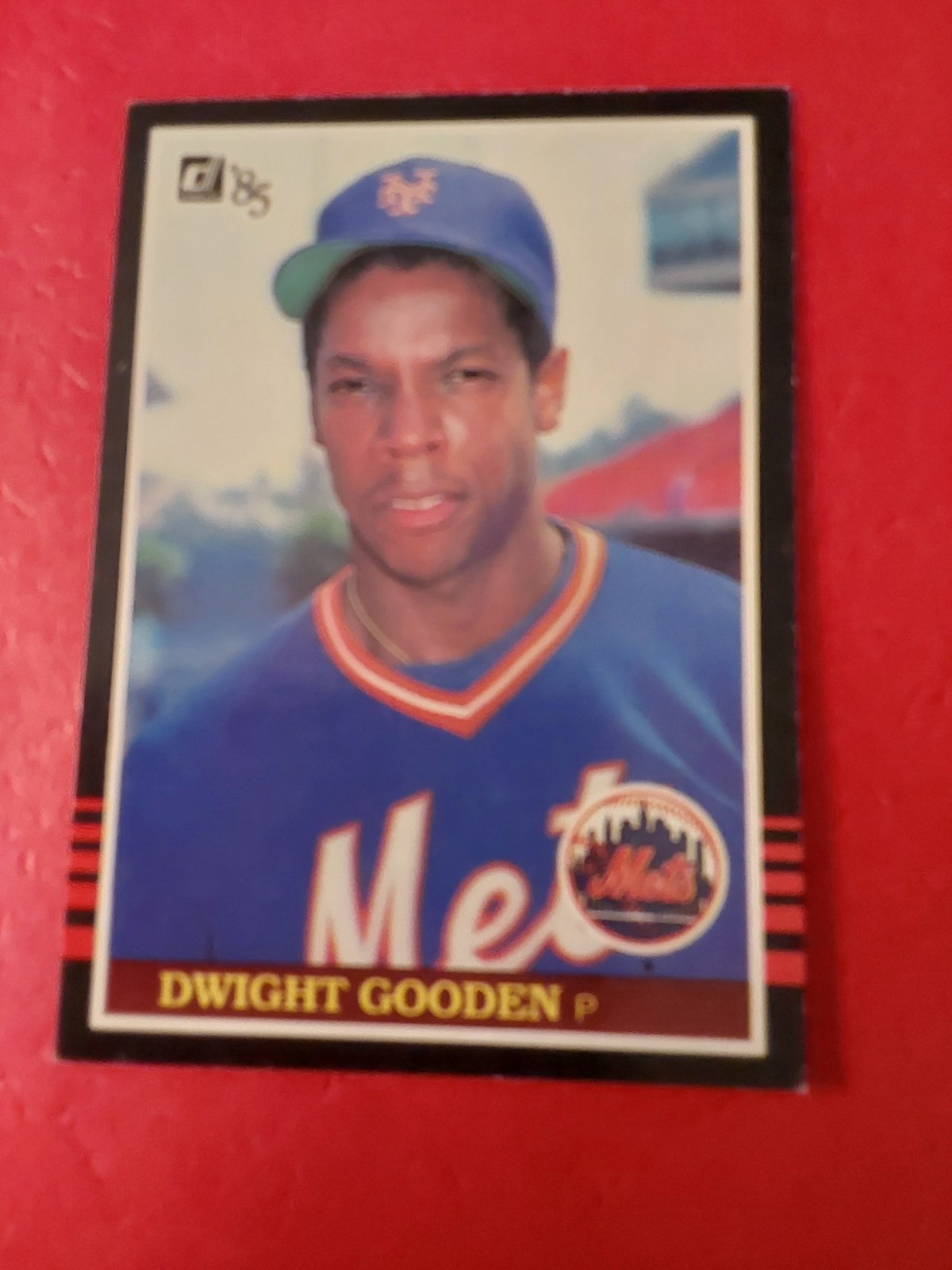 1985 DONRUSS #190 DWIGHT GOODEN ROOKIE BASEBALL CARD-EX
