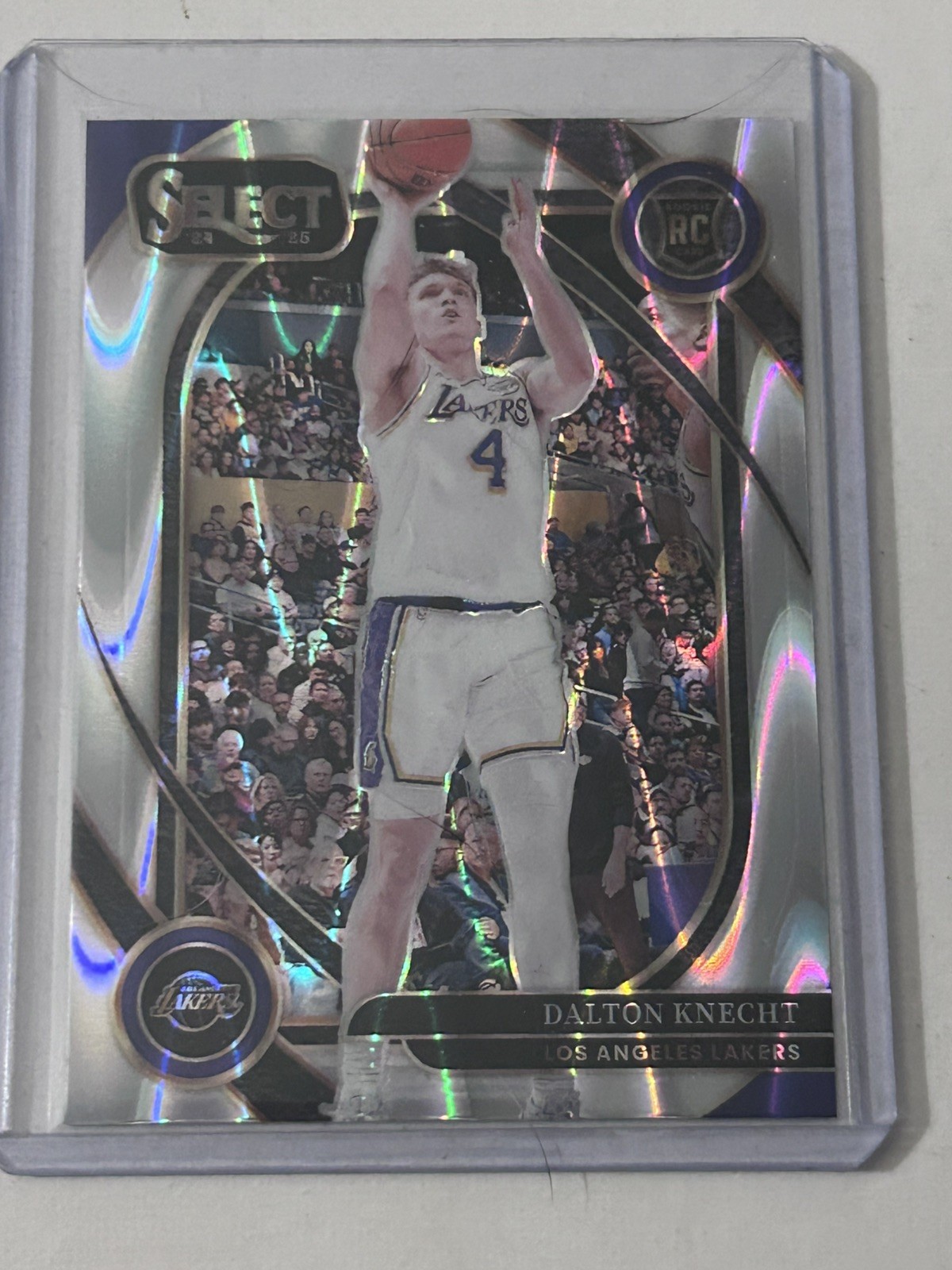 2024-25 Select Dalton Knecht Courtside RC Silver Tectonic Prizm  #276 Lakers