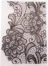 Lace Flowers Floral Plastic Embossing Folders Card Making Journaling Album Scrap