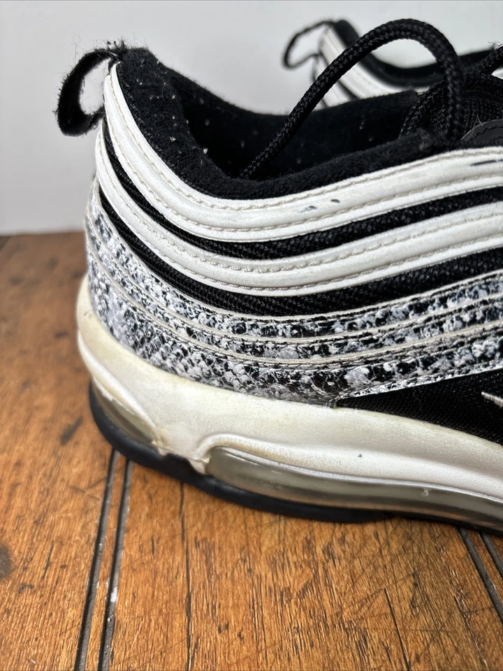 Mujer Nike Air Max 97 Tenis Cacao Serpiente Piel Estampado Negro CT1549-001 Talla 12 Foto 2 de 4