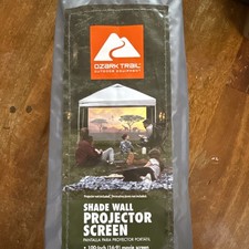 Outdoor Wall Projector Screen, 100-inch 16:9 Movie Screen, New