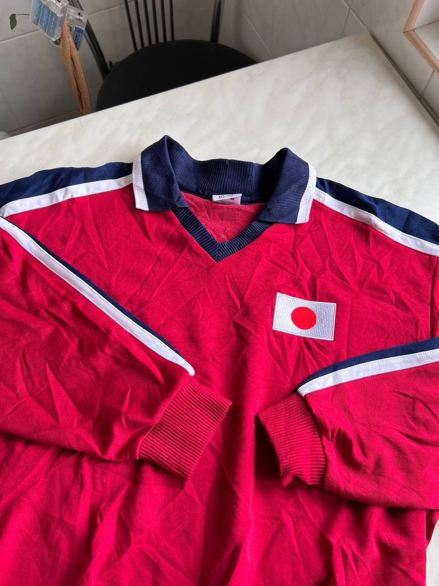 VINTAGE MIZUNO FOOTBALL SWEATSHIRT SOCCER JERSEY JAPAN TEAM