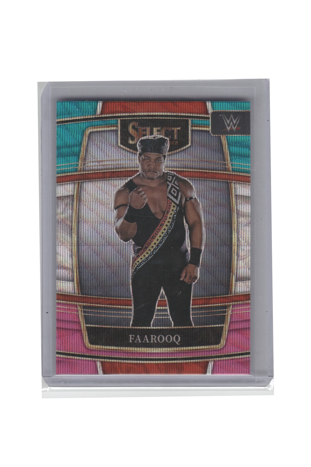 2022 Panini Select WWE #77 Faarooq Tri-Color Prizms B6R4C114