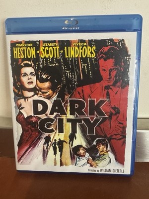 Dark City Blu-Ray Charlton Heston Lizabeth Scott Viveca Lindfors