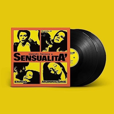 ENNIO MORRICONE - - QUANDO L'AMORE E SENSUALITA 2LP - Vinyl Record - J3z