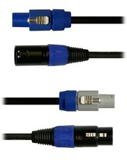 Blizzard Lighting DMX5PC-6 6 ft Combo Cable with Powercon to Powercon