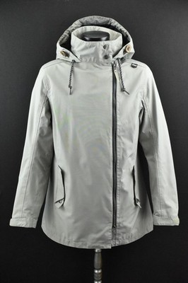 HELLY HANSEN Damen Jacke wasserdicht Kapuze Helly Tech grau Mantel Größe M