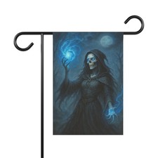 Spooky Halloween Garden Banner, Yard Decor, Outdoor Halloween Decor, Witch ...