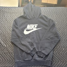 Nike FD2988-010 Big Kids' Sz L Black Sportswear Club Fleece Hoodie