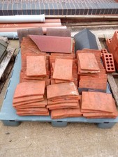 TUDOR RED ROSEMARY  Reclaimed Roof Tiles  APPROX 80  £35  BUYER COLLECTS