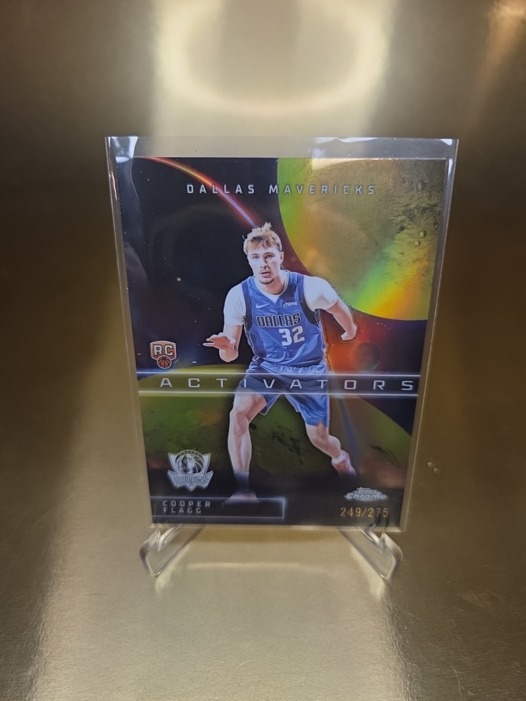 2025-26 Topps Chrome COOPER FLAGG Activators Yellow Refractor /275 #AC-11 (RC)