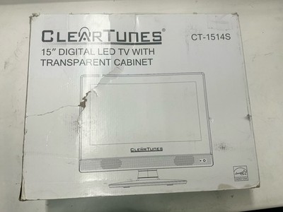 Clear Tunes 13'' Digital LED TV Model Ct-1377s Un Tested  No Remote
