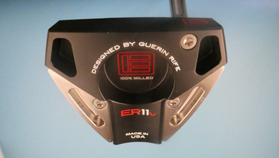 New Evnroll ER11v 33'' Mallet Putter Black Steel Shaft Evenroll 1.0 Oversize Grip