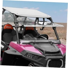  3-IN-1 Folding Flip Windshield for 2014-2018 Polaris RZR XP 1000 900, Heavy 