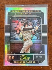 2022 Panini Three and Two Future First Ballots Fernando Tatis Jr. /50 Padres