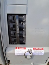 Siemens Meter Box with 200 Amp Main Breaker Load Center