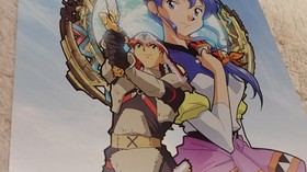 Lunar ~ 3 Promo Poster lot ~ Sony Playstation Sega Saturn CD US Seller CIB