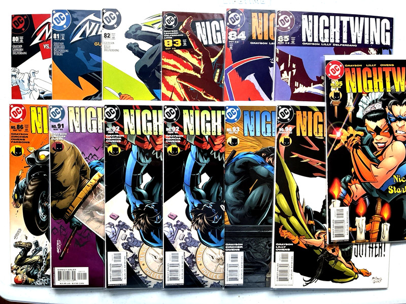 Nightwing (DC-1996) Issues #80-86, 91-95-Comic Book Lot of 13-Duplicate #94